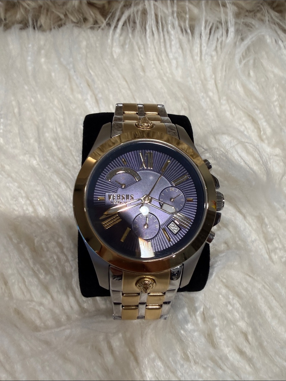 VERSUS  ( VERSACE) Two-Tone Men's Chronograph Watch in Blue